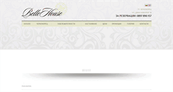 Desktop Screenshot of bellehouse.eu